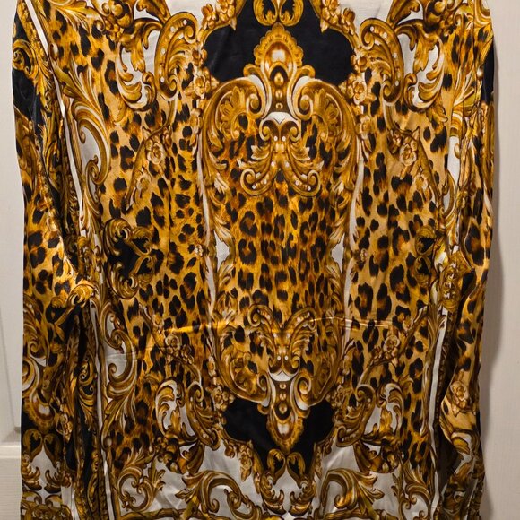 2019 Zara Baroque Printed Versace Inspired Shirt - Picture 2 of 3